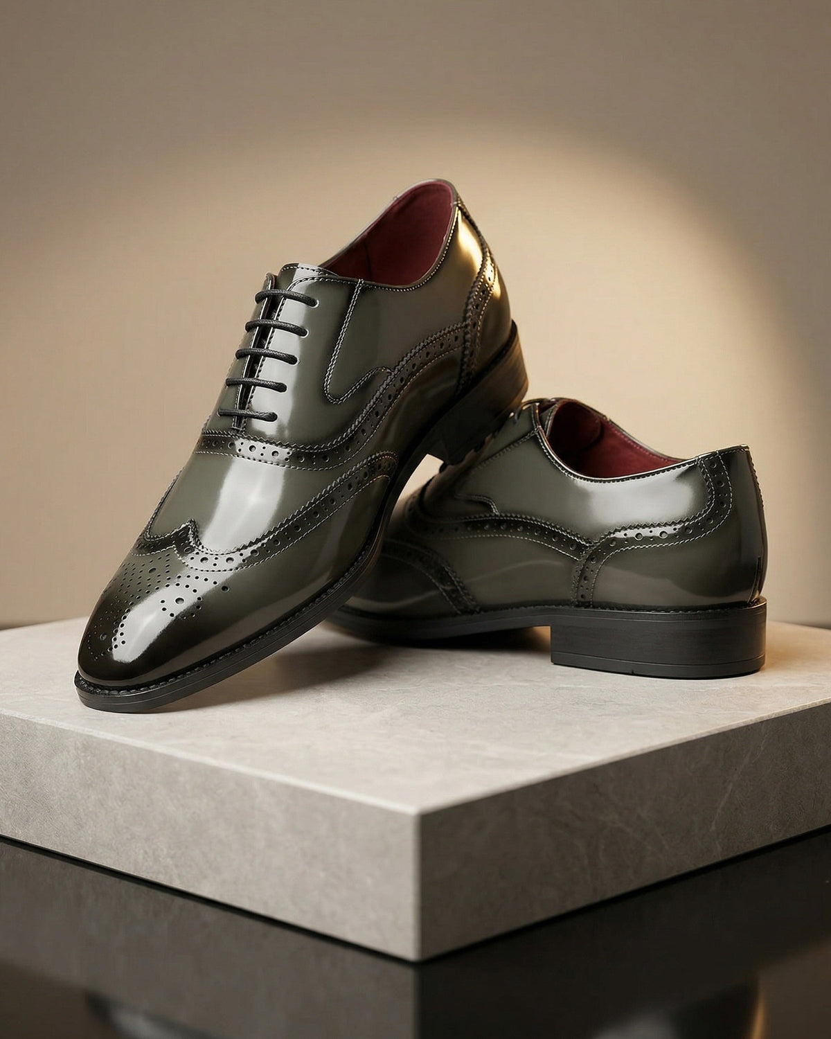Riccardo Leather Brogue Shoe