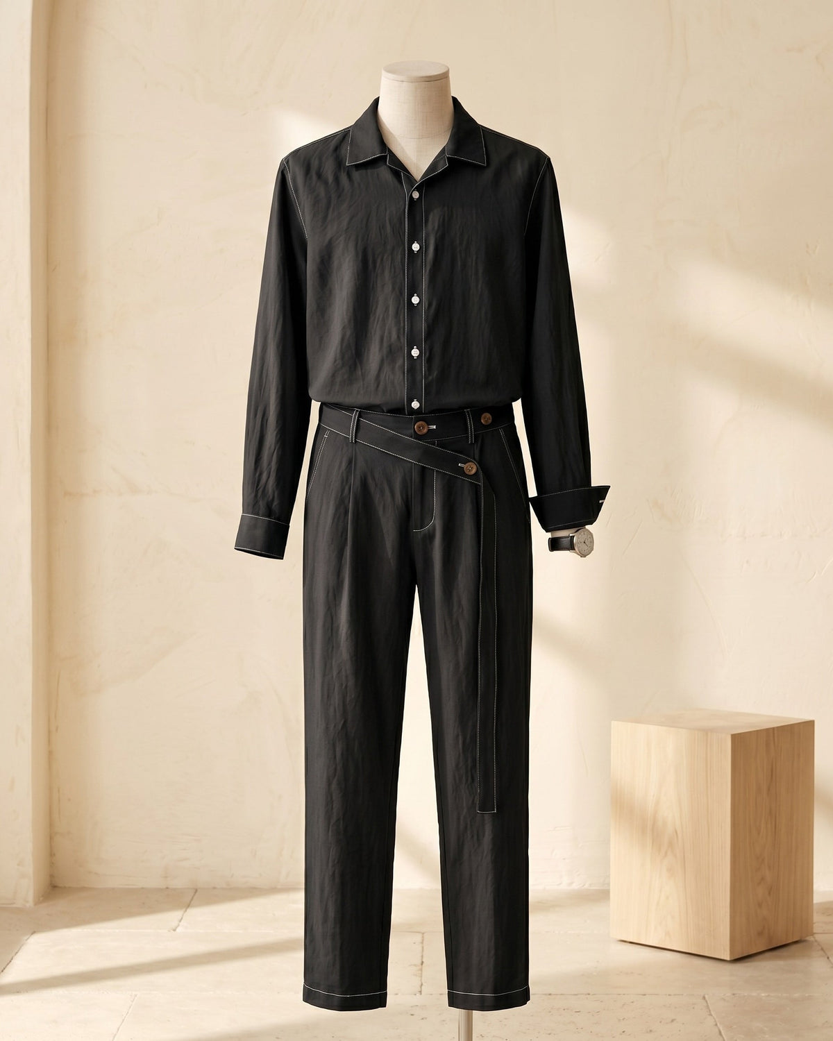 Armando Linen Shirt and Trouser Set