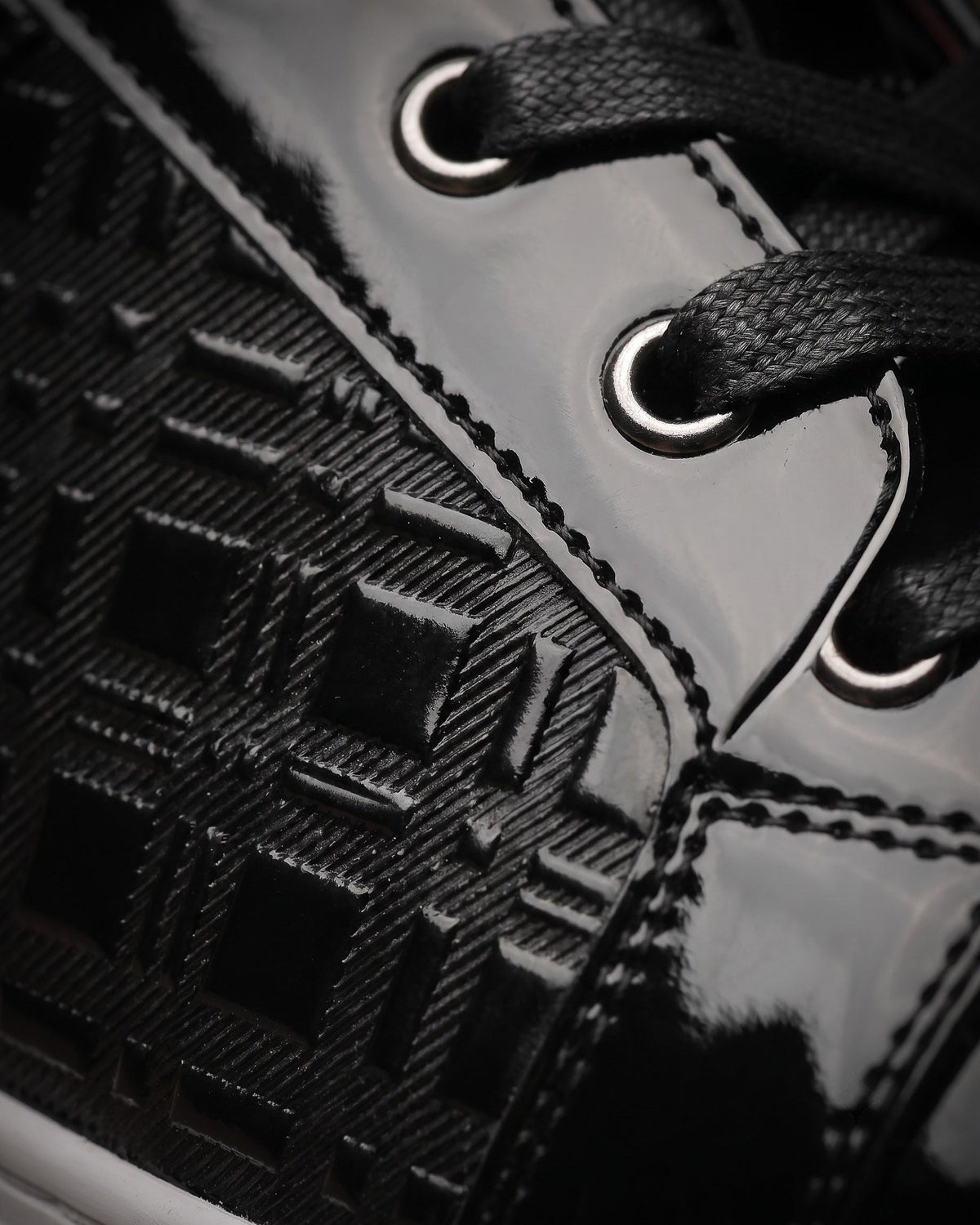 Marino Patent-Effect Sneakers