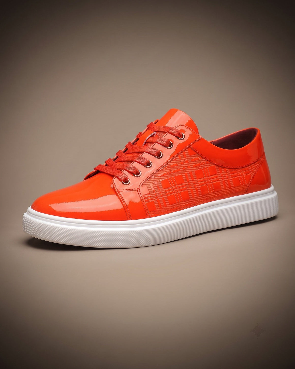 Marino Patent-Effect Sneakers